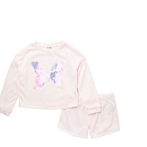 Fleece Pullover & shorts lounge set